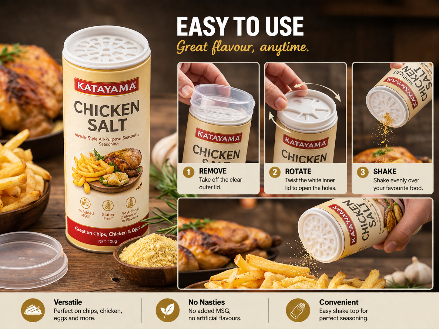 Aussie-Style Chicken Salt 200g