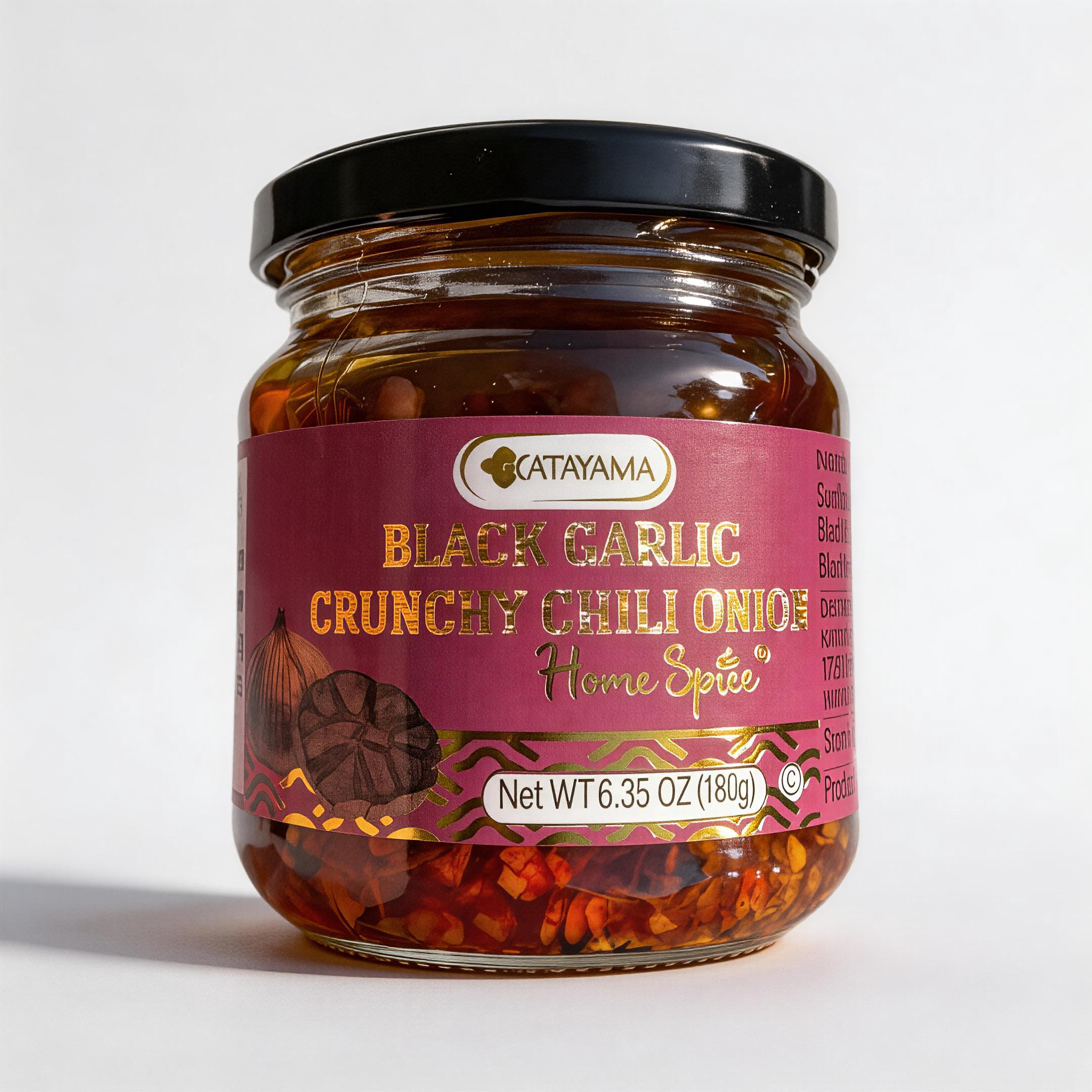 Black Garlic Crunchy Chili Onion